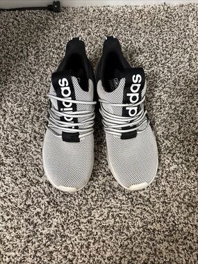 Adidas Lite Racer Adapt 7.0 Black & White Shoes IE6330 Oreo Gradient Size 10